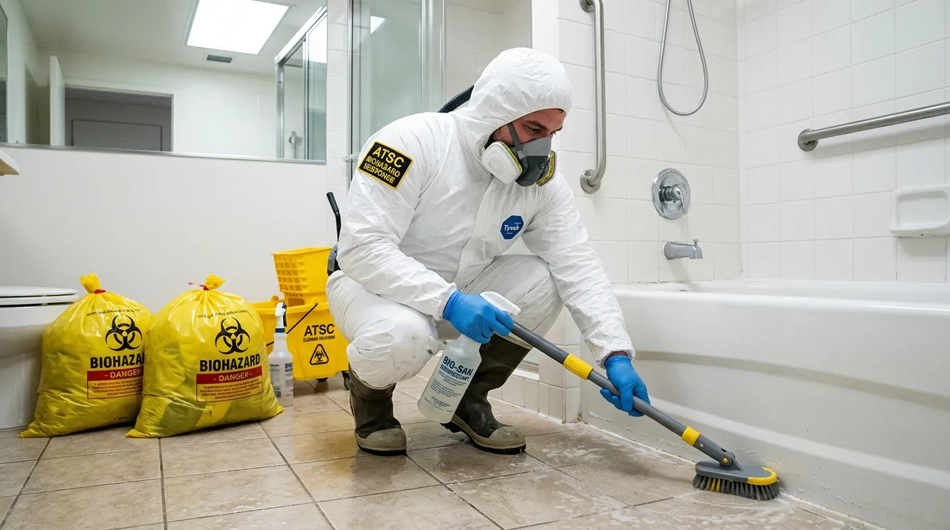 Decontamination equipment deployed for Blood Cleanup in Applewood